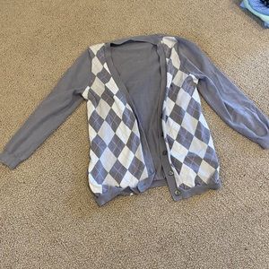 J crew argyle sweater